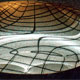 Curved Time, Mirror, thread, 30cm radius, 2006